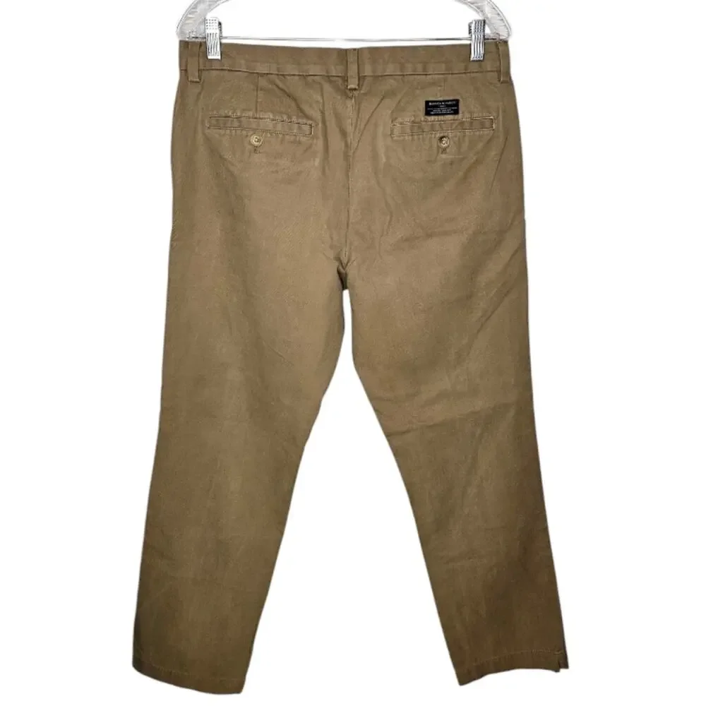 Banana Republic Aiden Chino Flat Front Pants 32/30